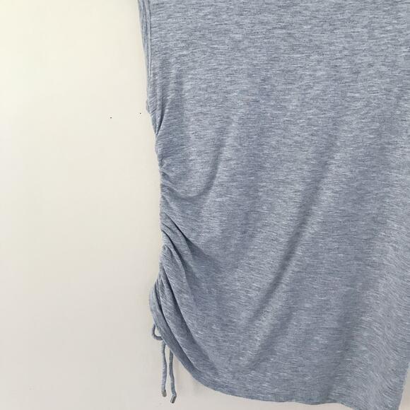 Theory Rimaeya Tie Side Cinched Gray Tank Top M - Picture 8 of 11